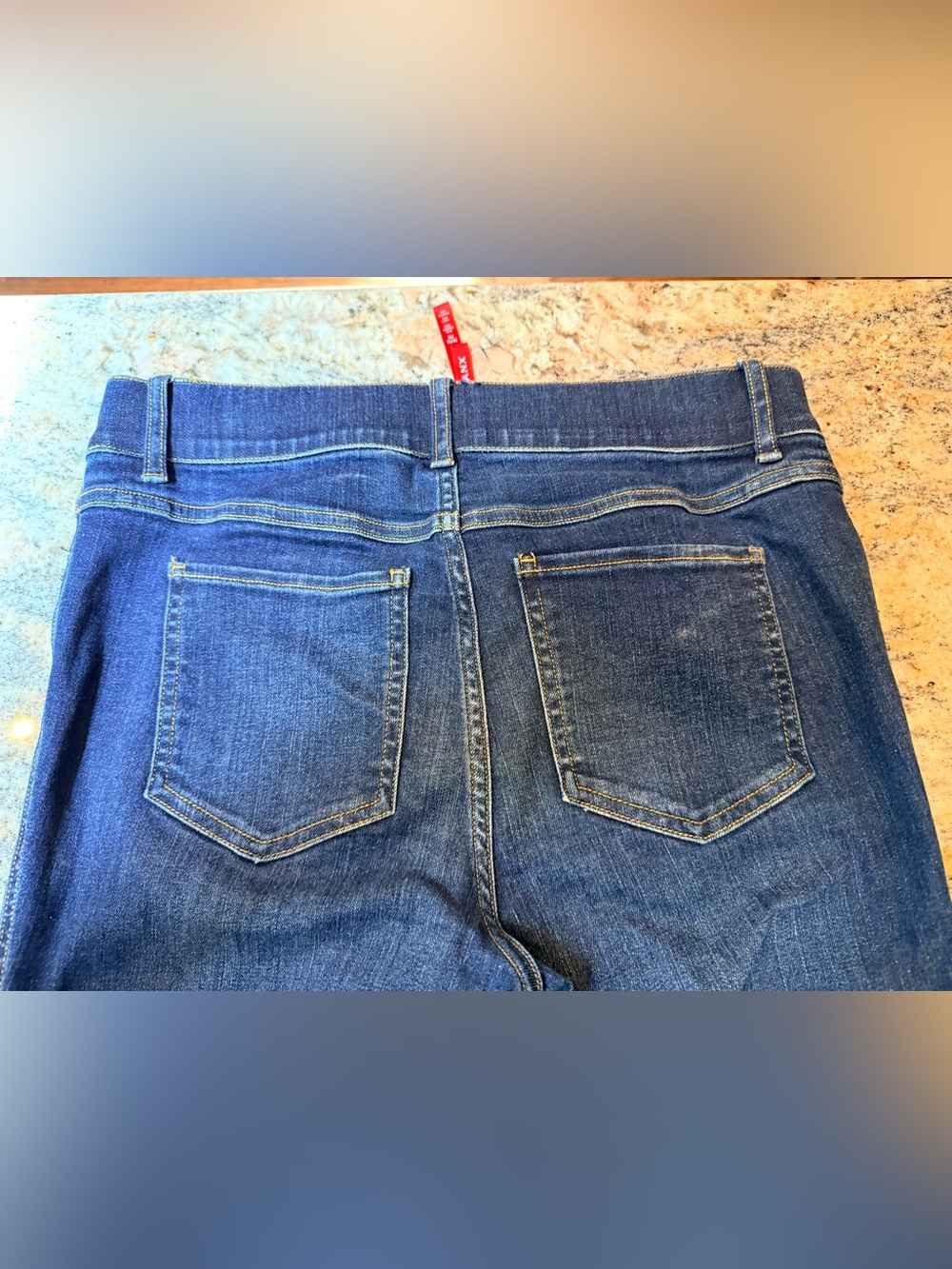SPANX Dark Wash Flare Jeans - Picture 7 of 12
